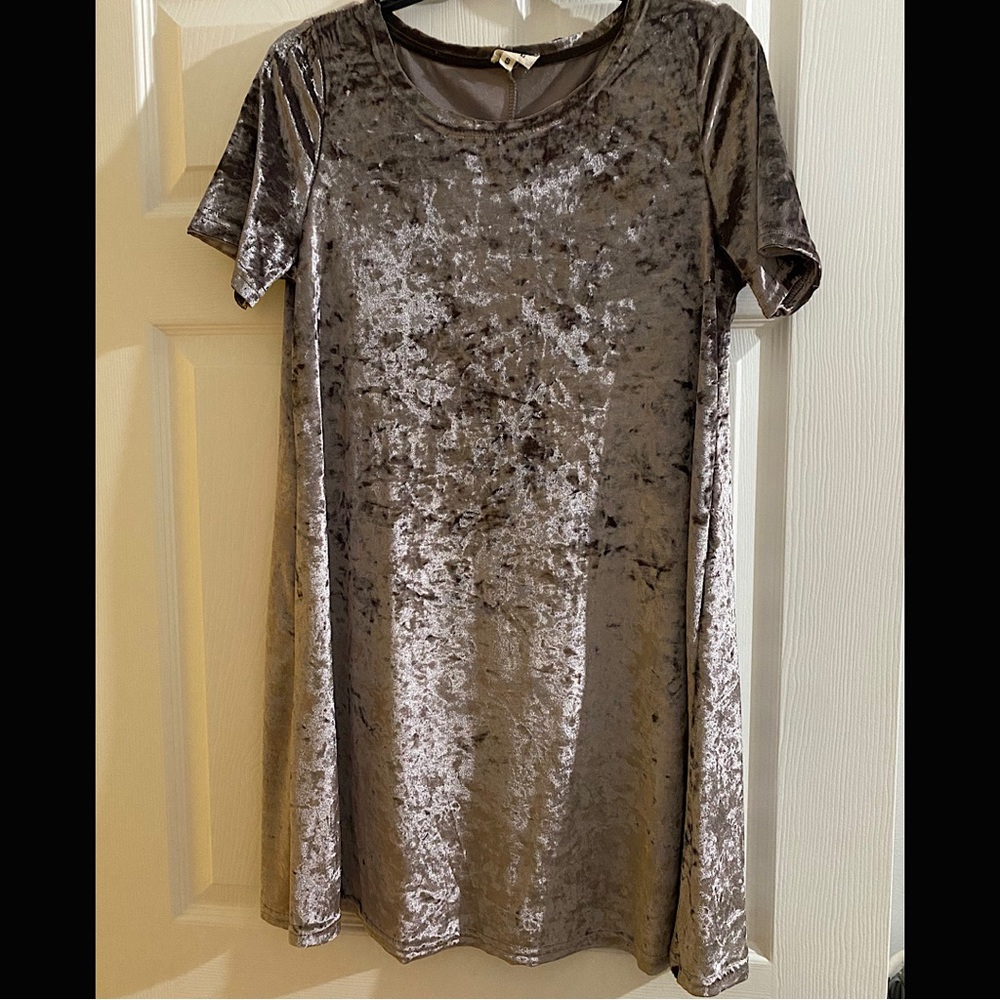 Velvet Mini Dress (Size S)